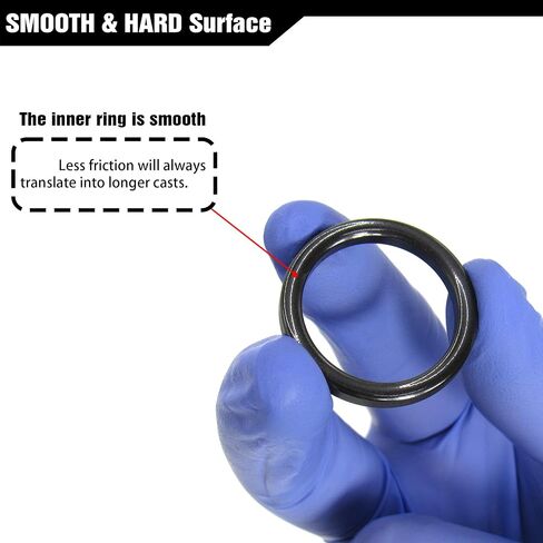 طقم إصلاح ثقب قضيب الصيد (مع 13 مقاسًا، 39 قطعة من السيراميك وملف واحد) - استبدال حلقة دليل عمود الصيد in Kuwait