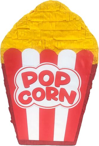 Popcorn Pinata Carnival Movie Theme Party Supplies Birthday Party Decorations 17 x 11.5 x 4 Inch in Kuwait