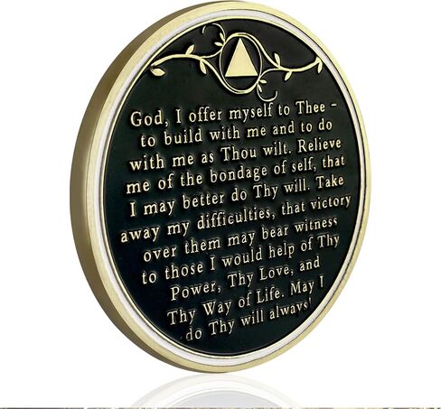 1 Year Sobriety Chip| AA Coins and Medallions| Tree of Life Recovery Medallion Sobriety Gifts for Men Women(Year Ⅰ) in Saudi Arabia