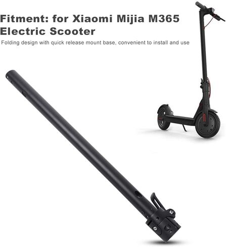 عمود سكوتر كهربائي متوافق مع Xiaomi Mijia M365، قضيب عمود قابل للطي، ملحقات عمود قابلة للطي، أجزاء سكوتر كهربائي من سبائك الألومنيوم مع قاعدة in Kuwait