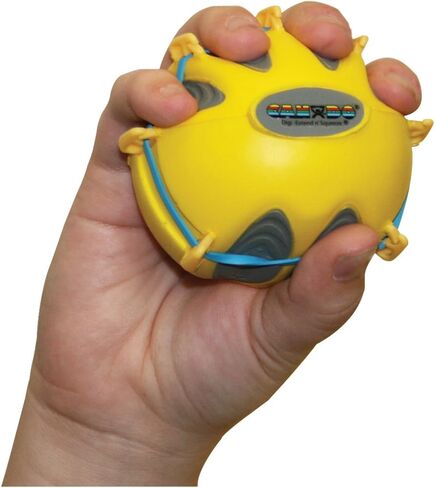 جهاز تمرين اليد CanDo 10-2296 Digi-Extend n' Squeeze مع حامل، كبير، مجموعة مكونة من 5 قطع، من الأصفر إلى الأسود in Kuwait