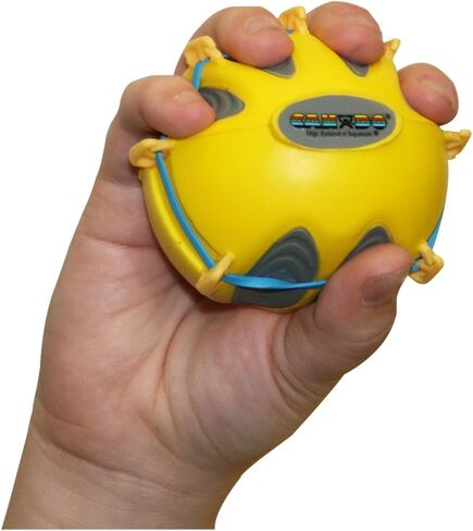 جهاز تمرين اليد CanDo 10-2296 Digi-Extend n' Squeeze مع حامل، كبير، مجموعة مكونة من 5 قطع، من الأصفر إلى الأسود in Kuwait