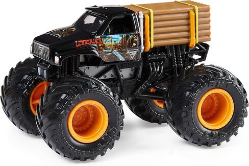 Monster Jam، شاحنة Lumberjack Monster الرسمية، مركبة مصبوبة، سلسلة Arena المفضلة، مقياس 1:64، ألعاب أطفال للأولاد من سن 3 سنوات فما فوق in Kuwait