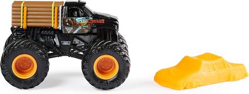 Monster Jam، شاحنة Lumberjack Monster الرسمية، مركبة مصبوبة، سلسلة Arena المفضلة، مقياس 1:64، ألعاب أطفال للأولاد من سن 3 سنوات فما فوق in Kuwait