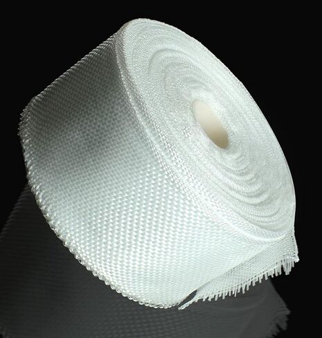 Fiberglass Cloth Tape, 6 oz, Woven Fiberglass Fabrics Tape, Repair and Reinforcement Heat Insulation E-Glass,Size 4 inches Wide, 33 Yards (10cm x 30m) in Kuwait