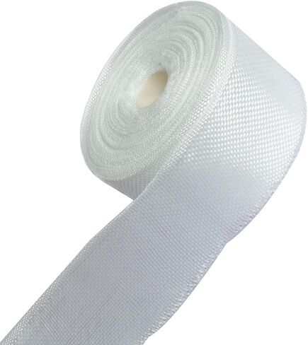 Fiberglass Cloth Tape, 6 oz, Woven Fiberglass Fabrics Tape, Repair and Reinforcement Heat Insulation E-Glass,Size 4 inches Wide, 33 Yards (10cm x 30m) in Kuwait