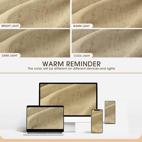 Linen Pinch Pleated Curtains Blackout 100% Black Out Curtains 96 Inch Long Pinch Pleat Curtains with Hooks, Thermal Insulated Back Tab Blackout Curtains for Bedroom, W40xL96, Beige White in Saudi Arabia