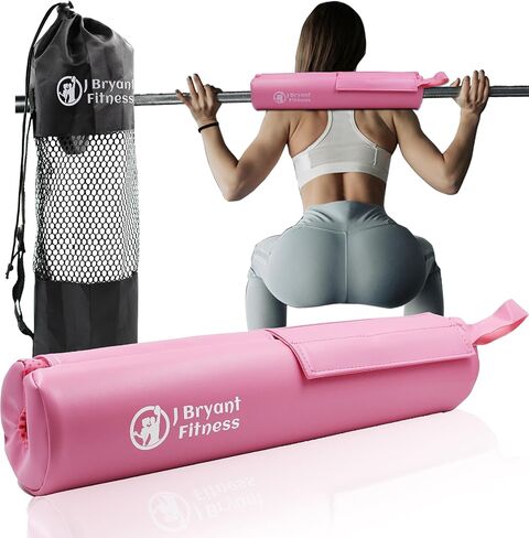 وسادة دفع الورك J Bryant باللون الأبيض، وسادة أثقال غير قابلة للانزلاق مع غطاء من جلد البولي يوريثان المقوى، وسادة سميكة لجسور القرفصاء المريحة والطعنات، تناسب القضبان القياسية والأولمبية in Kuwait