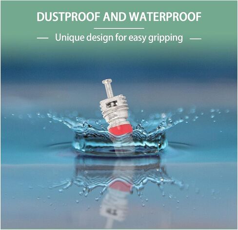 10 PCS Car Tire Valve Stem Cores, Premium TPMS Safe Nickel Plated Auto Valve Cores, Universal Vehicle Tire Repair Valves for Cars, SUVs, Bicycles, Trucks, Motorcycles in Saudi Arabia