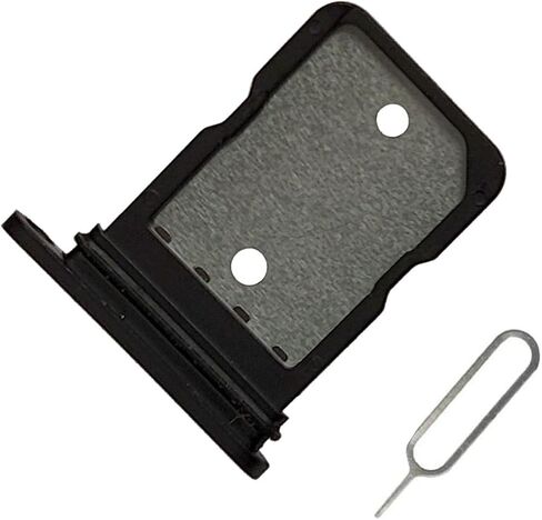 [Single SIM Version] Pixel 5 Replacement SIM Card Tray Holder Parts for Google Pixel 5 GD1YQ GTT9Q 6.0 Inches -Black Color (not fit for Pixel 5A Version) in Saudi Arabia