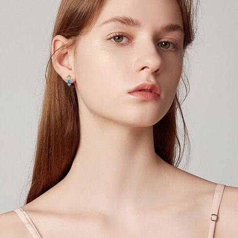 أقراط الفزاعة 925 من الفضة الإسترليني أقراط الفزاعة هيبوالرجينيك مجوهرات هدية للنساء الفتيات المراهقات in Kuwait