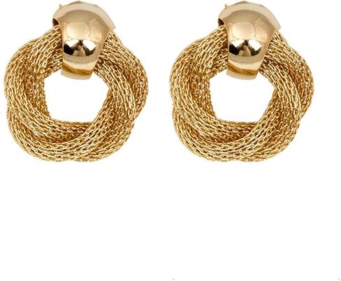 Spiral Earrings for Women Girls Trendy Chunky Vintage Textured Hypoallergenic Lightweight Statement Heaven Mayhem Spray Wings Stud Earrings Jewelry Gift in Saudi Arabia