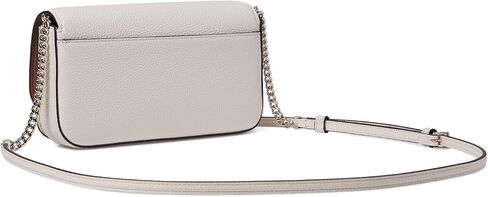 محفظة Kate Spade New York النسائية من الجلد Ava Pebbled بسلسلة قلابة، رق، يمكن حملها مقاس 20 بوصة in Kuwait