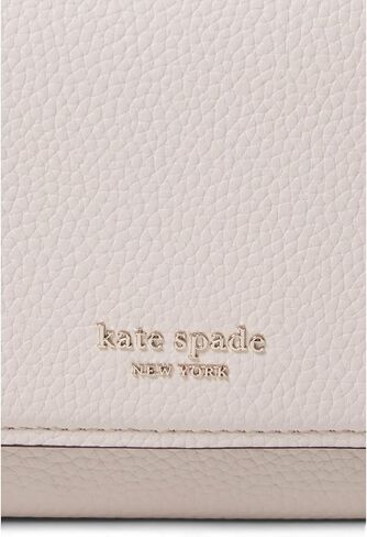 محفظة Kate Spade New York النسائية من الجلد Ava Pebbled بسلسلة قلابة، رق، يمكن حملها مقاس 20 بوصة in Kuwait