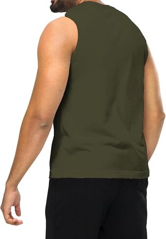 Men Tank Tops Beach Palm Tree Shirt Hawaiian Vintage Graphic Sleeveless Shirt in Saudi Arabia
