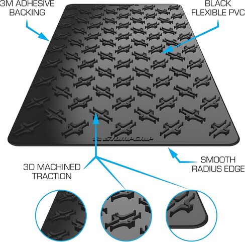 STOMPGRIP Premium All-Purpose 3D Griptape | ورقة | لوحة رباعية | تصميم ثلاثي الأبعاد | ملاءمة عالمية in Kuwait