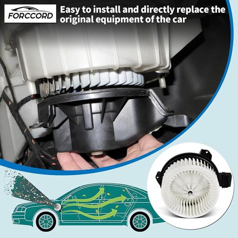 محرك منفاخ مروحة HVAC متوافق مع كرايسلر 200 سيبرينغ جيب باتريوت كاليبر رحلة رام 1500 أكورا TL أكورد إيدج لينكولن استبدال #79310-STKA-41 5191345AA محرك سخان منفاخ التيار المتردد in Kuwait