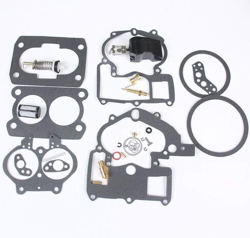 Mercruiser Marine MerCarb Carburator Rebuild Kit 2 BBL 3.0 4.3 5.0 5.7 EtOH Resistant Float, 3302-804844002 1389-9562A1 1389-9563A1 1389-9564A1 1389-9670A2 1389-806077A2 (with Float) in Saudi Arabia