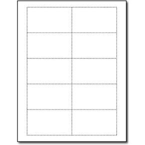 1000 High Grade Business Cards (100 Sheets) - 65lb Cover (177 GSM) - (Separates to 3.5 x 2) - Great for Business Cards, Product Inserts & More