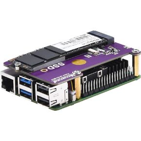 PCIe M.2 Hat Pi 5 NVMe SSD PIP PCIe Pimoroni Peripheral Board with Extra Screw Sets for 2280/2242/2230 NVME and for Raspberry Pi 5