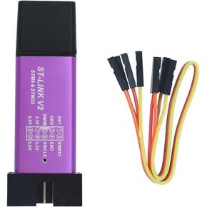 Aideepen ST Link V2 Programming Unit Mini STM8 STM32 Emulator Downloader M89 New (Random Color)