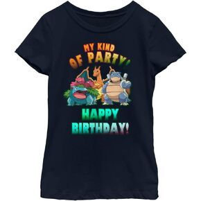 Fifth Sun Pokemon Birthday Party Girls Short Sleeve Tee Shirt