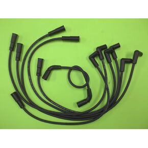 4.3L V6 Distributor Spark Plug Ignition Wire Set for Flat Cap Compatible with Mercruiser and Volvo Penta 4.3 V6
