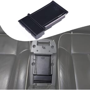 Car Armrest Hidden Storage Box Compatible with H3 2005-2009 Center Console Handrail Privacy Storage Box,Organizer Tray Armrest Storage Box, car Interior Accessories(Black)
