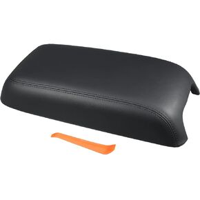 X AUTOHAUX Center Console Armrest Lid 1VT06DX9AI Anti-Scratch Leather Armrest Cover for Dodge Charger 2011-2018 for Chrysler 300 2011-2018