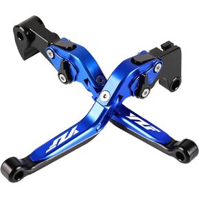 Brake & Clutch Levers Set Foldable Extendable CNC for YZF R1 2004-2014 for YZF R6 2005-2016 Black