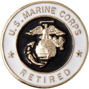EagleEmblems P12336 PIN-USMC,Retired (Mini) (5/8'')