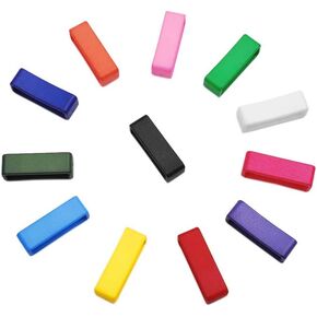 CooBigo 50pcs Pack 1"(26.5mm) Webbing Plastic Belt Loop Keeper Dog Collar Harness Backpack Straps Bag Parts #FLC094(Mix-s)