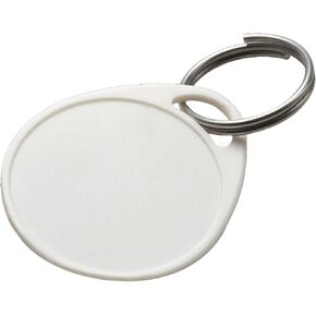 Lucky Line Plastic Tag, 100 Pack, White (25175)