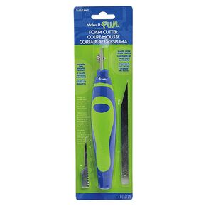 School Specialty Stainless Steel Blade/Plastic Foam Saber Saw, 7 X 1-1/8 in, Green/Blue