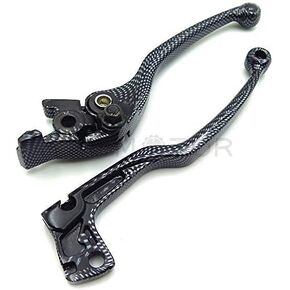 HTTMT MT241-004-CN Carbon Brake Clutch Hand Levers Compatible with Suzuki Gsxr 600 750 Katana 750F Sv650 Sv650S