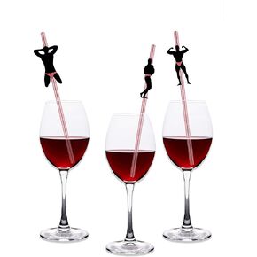 Bachelorette Party Decorations Straws I 24 Pack Dancing Stripper Man Confetti Bridal Shower Straws