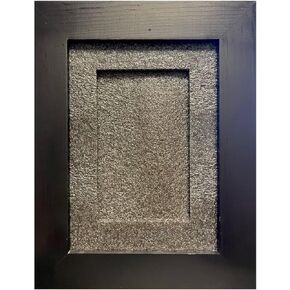 حامل عرض واقي للبطاقات الرياضية متدرج PSA وBGS للتعليق على الحائط. إطار مقاس 9.5 × 7.5 بوصة لحماية وعرض البطاقات المعتمدة النادرة ذات الحجم القياسي ولوحة التقييم (1، أسود)
