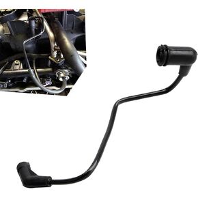 Pack-1 Automotive Fuel Hose, Flexible Bendable Fuel Pressure Regulator Vacuum Hose Fits 4.8L 5.3L 6.0L Engines, Replacement Number 17113556, Compatible with GMC Chevrolet Silverado (Black)