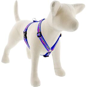 Adjustable Dog Harness by Lupine 3/4" Wide Ripple Creek Design with 14-24" Girth