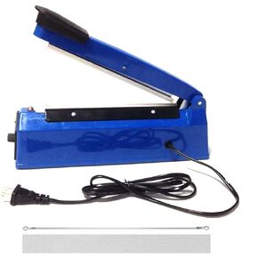 YXQ 200mm Impulse Manual Hand Sealer Heat Sealing Machine Poly Tubing Plastic Bag 8 inch