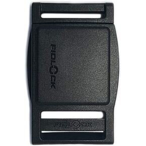 FIDLOCK Magnetic Snap Buckle - Plastic Quick Release Buckle Replacement - Black (25mm)