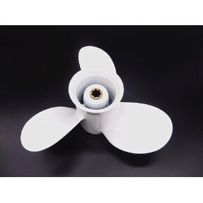 SouthMarine Aluminum Propeller 8 1/2 x 7 1/2-N for Yamaha 6hp 8hp 9.9hp F6 F8 F9.9 Boat Engines 6G1-45943-00-EL 6G1-45943-00-00 8.5x7.5