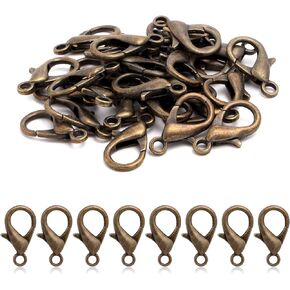 Linsoir Beads Lobster Claw Clasps 23X12mm Large Lobster Clasps for Jewelry Making Keychain Clasp Jewelry Clasps 30 pcs/lot