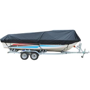 210D 17-19ft Oxford Fabric Heavy Duty Boat Cover Replacement for Fishing Ski Bass V-Hull Runabouts