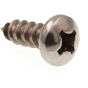Prime-Line 9020766 Sheet Metal Screw, Self-Tapping, Pan Head Phillips, #12 X 5/8 in, Grade 18-8 Stainless Steel, Pack of 100