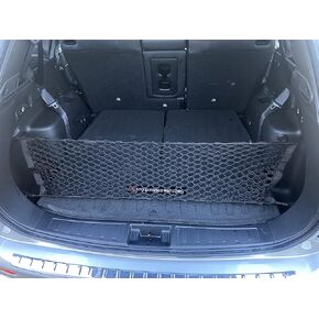 Envelope Style Automotive Elastic Trunk Mesh Cargo Net for Mitsubishi Outlander 2022-2024 - Premium Trunk Organizer and Storage - Luggage Net for Crossover - Best Car Organizer