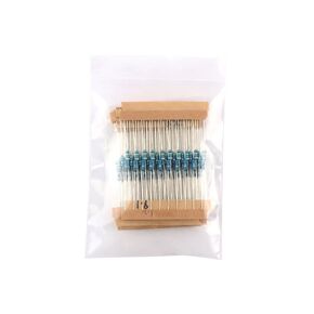 1080Pcs Resistor Kit - 1/4W 1% Precision Metal Film Resistors Assortment for DIY Electronics, 0-10 Ohm Range