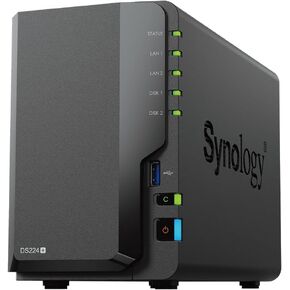 Synology 2-Bay DiskStation DS224+ NSA Server | Intel Celeron J4125 4-Core 2.0 GHz | 6GB DDR4 RAM | 8TB (2 x 4) 3.5" HDD