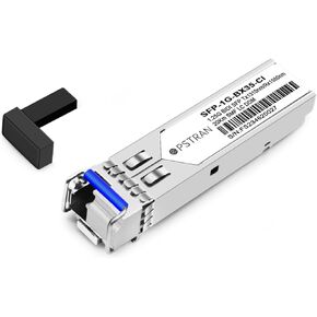 1000BASE-BX BiDi SFP Optical Transceiver Module Compatible with Cisco GLC-BX-20U 1310nm-TX/1550nm-RX 20km DOM Simplex LC SMF
