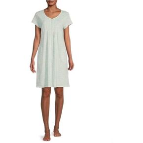 Miss Elaine Women's Jersey Knit Short Gown